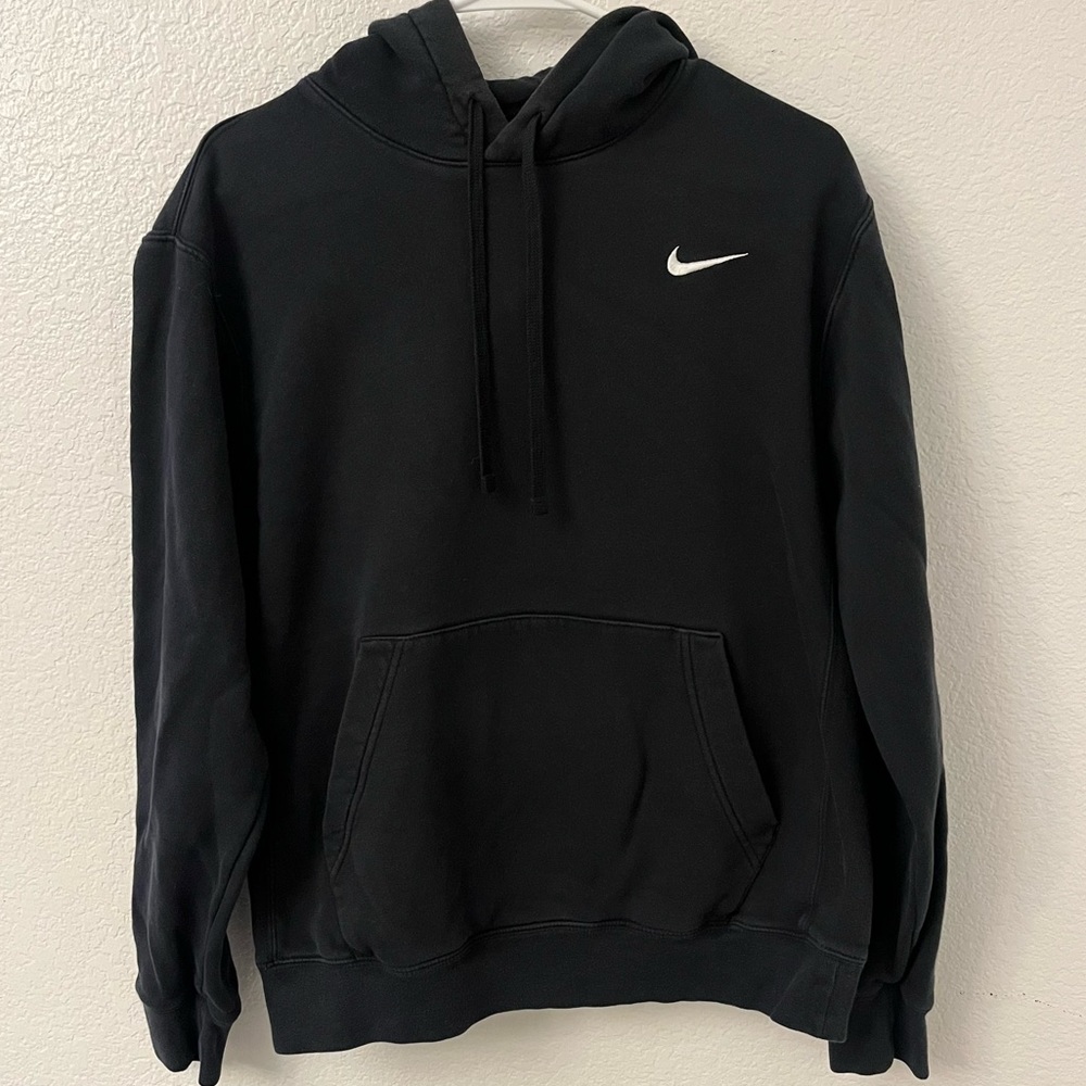 Nike Black Swoosh Embroidered Pullover Blackviews graphic Size Small